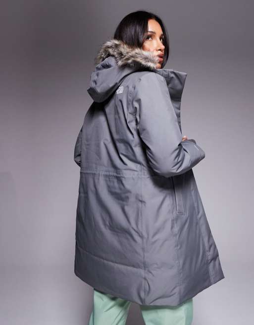 Parka gris ahumado perlado Arctic de The North Face, 4 de 4