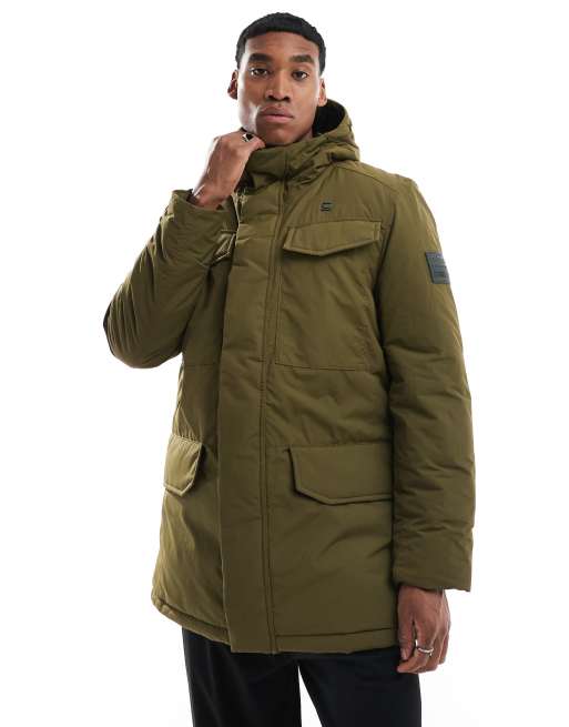 Parka larga verde oliva Vodan de G-Star ASOS