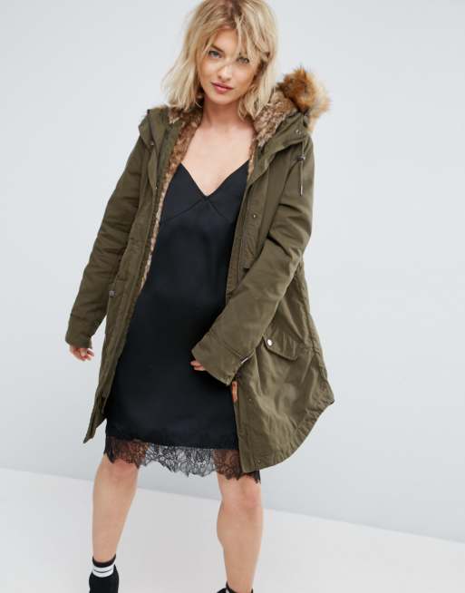 Asos parka outlet london