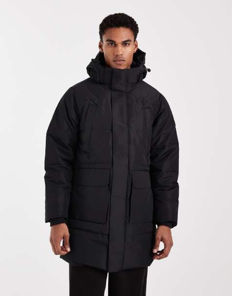 Parka negra acolchada de Only & Sons - view 1