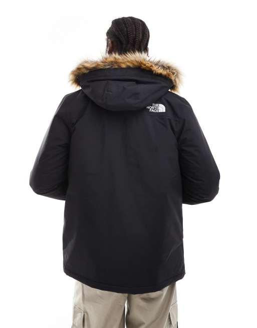 Parka negra con capucha de piel sintética Zaneck de The North Face, 2 de 4
