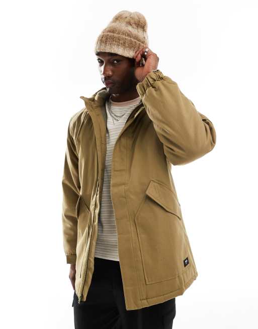 Parka verde oliva con capucha Henrique de Vans ASOS - Main Image