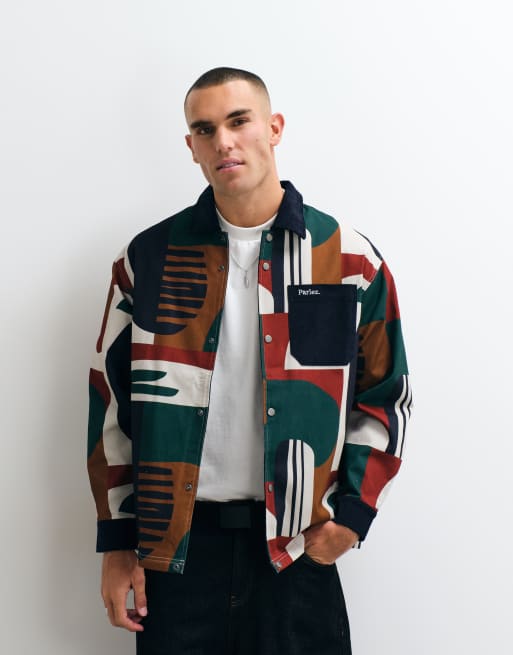 Parlez abstract printed shirt in multi, 5 of 5