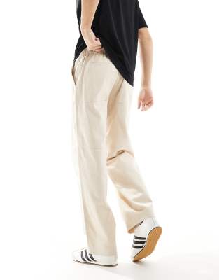 Parlez Albion Button-up Pants In Neutral