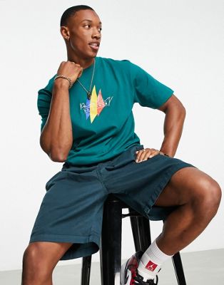 Parlez Antigua print t-shirt in green