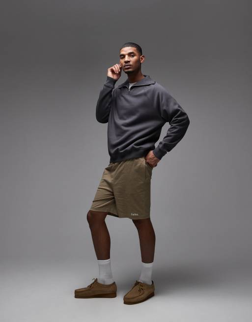 Parlez - Arc - Regular-fit short in beige, 3 van 5