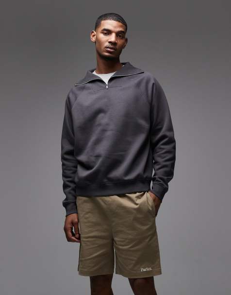 Parlez arc regular fit shorts in beige