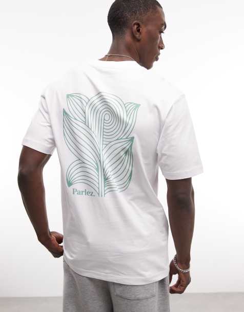 Parlez - Astor - T-shirt à manches courtes avec motif au dos - Blanc - view 1