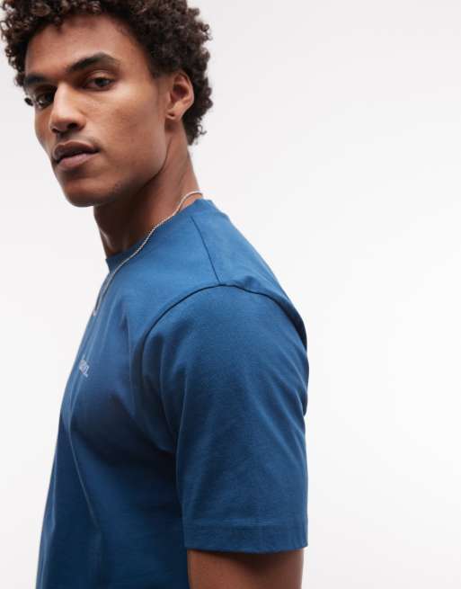 Parlez - Astor - T-shirt à manches courtes avec motif au dos - Bleu, 5 de 5