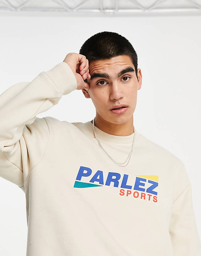 Parlez - bay shore sweat in off white
