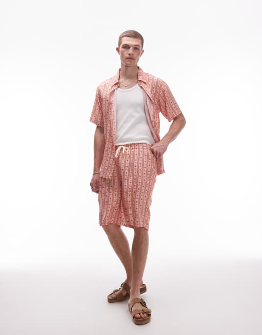 Parlez bloom embroidered shirt co-ord in terracotta, 2 of 4