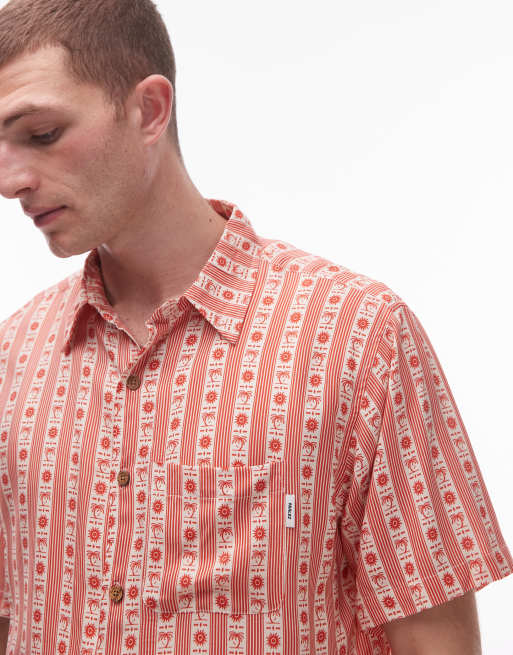 Parlez bloom embroidered shirt in terracotta (part of a set), 4 of 4