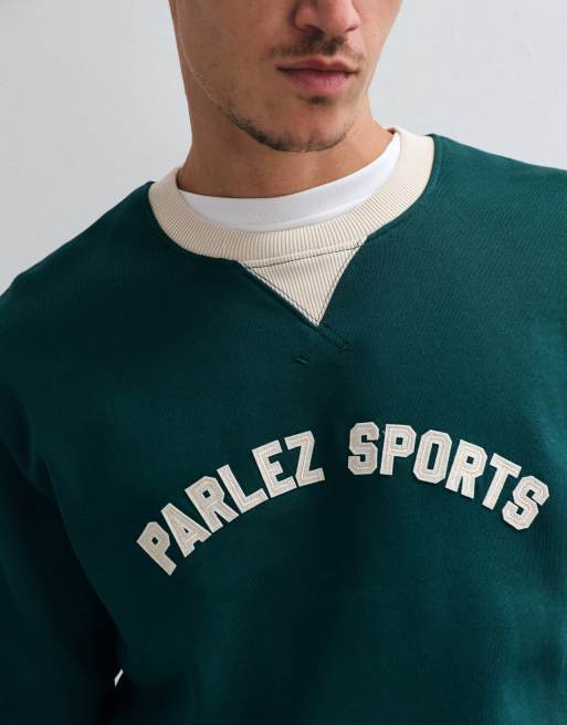 Parlez bluza dresowa z logo i kontrastowym paskiem, 2 z 5