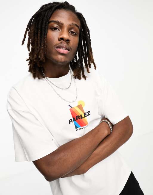 Parlez - Cabane - Oversized T-shirt in wit