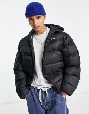 Parlez caly puffer jacket in black