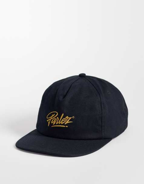 Parlez cappellino a 5 pannelli Ashton con logo nero - view 1