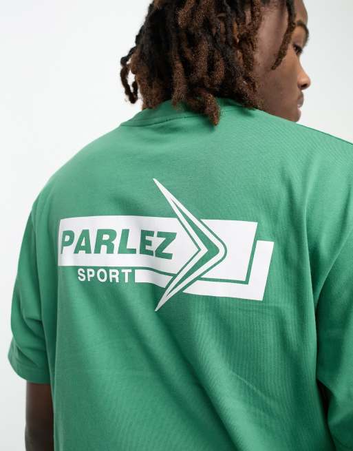 Parlez Capri T shirt in green Exclusive to ASOS