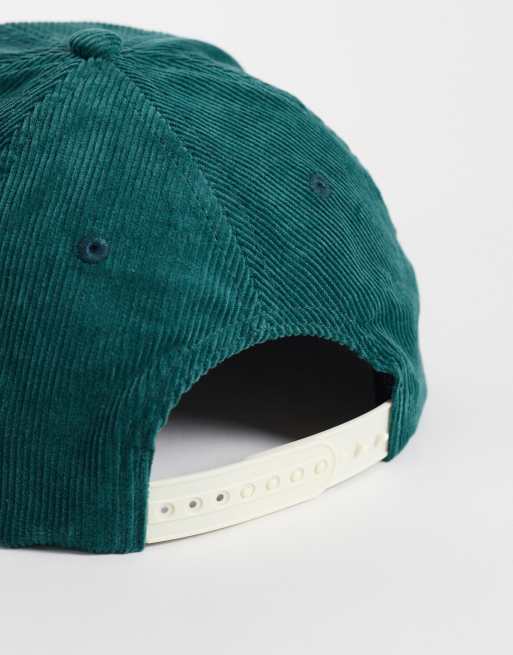Parlez casquette à 6 pans avec logo en vert foncé, 3 de 3