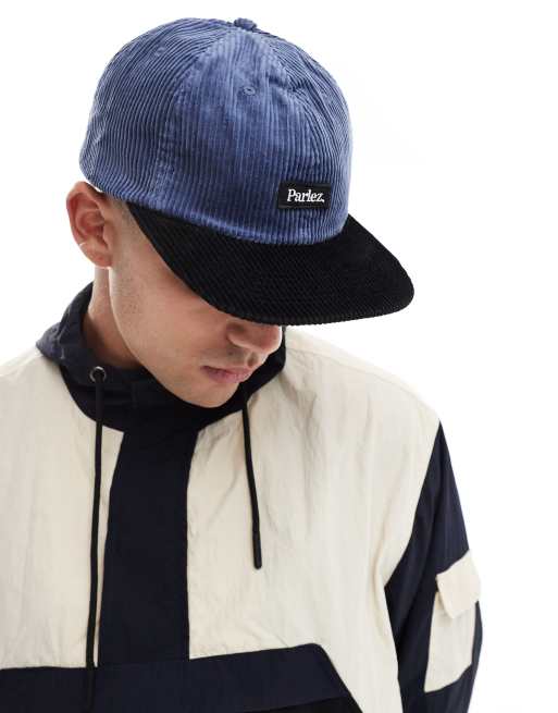 Parlez - Casquette en velours côtelé - Bleu