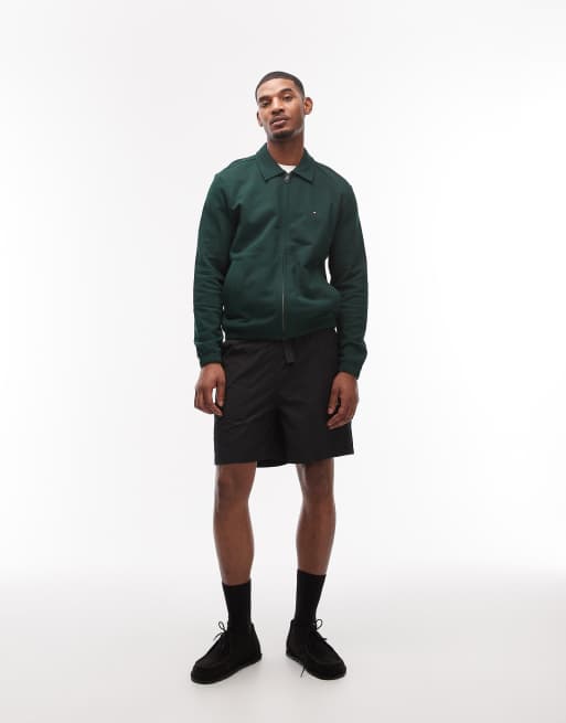 Parlez cliff regular fit shorts in black, 2 of 5