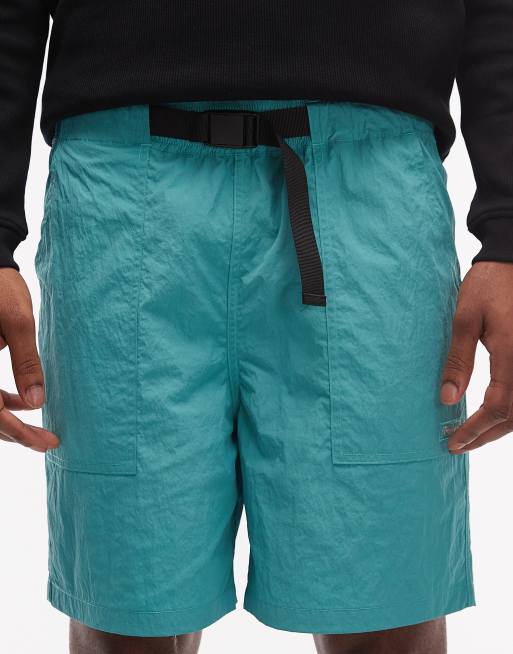 Parlez cliff regular fit shorts in green, 4 of 5