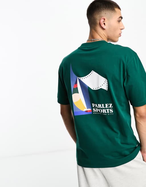 Parlez code t-shirt in green