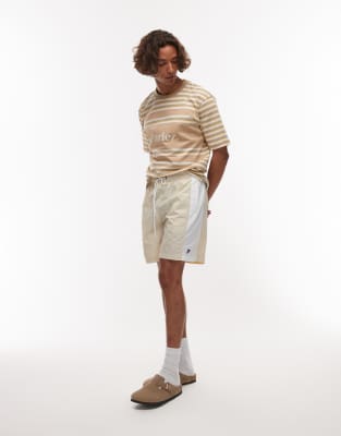 Parlez Copa Contrast Panel Relaxed Shorts