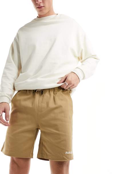 Parlez cotton short in beige - view 1