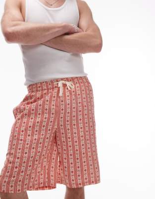 Shop Parlez Cruz Embroidered Relaxed Shorts