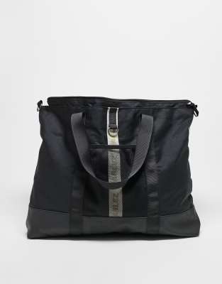 Parlez cyclone water resistant tote bag in blakc-Black