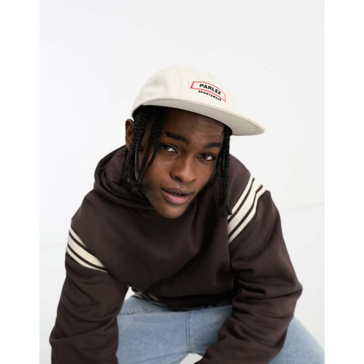 Parlez Downtown 6-panel cap in off-white | ASOS