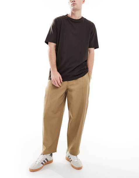 Parlez drawstring balloon trousers in beige - view 1