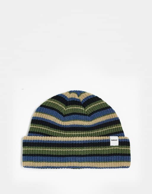 Parlez – Dzianinowa czapka beanie w kolorowe paski