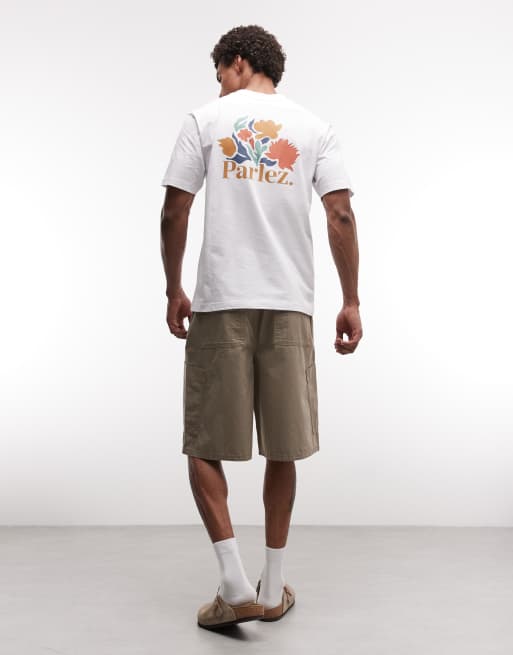 Parlez – Eldora – T-Shirt in Weiß mit Grafikprint auf dem Rücken, 5 von 5