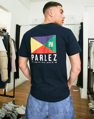 Parlez Endeavour t-shirt in navy
