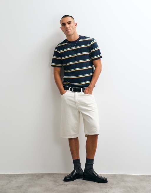 Parlez gestreiftes T-Shirt in Marineblau, 2 von 10