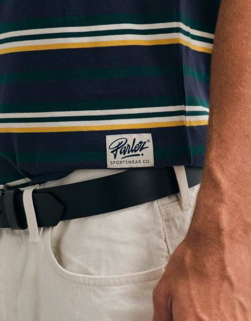 Parlez gestreiftes T-Shirt in Marineblau, 4 von 10