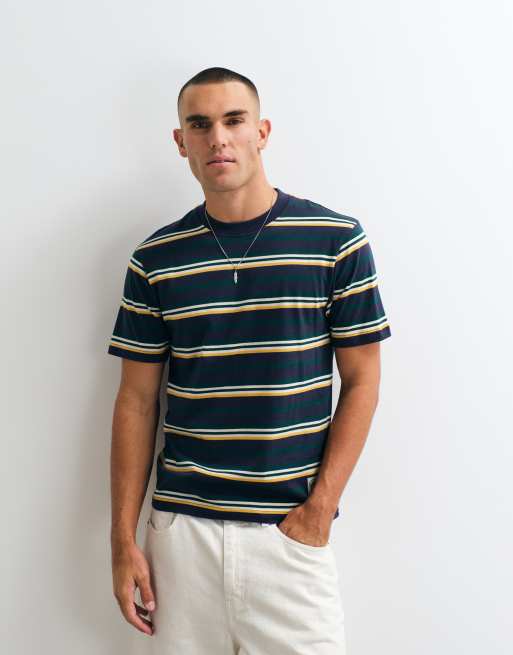 Parlez gestreiftes T-Shirt in Marineblau, 5 von 10
