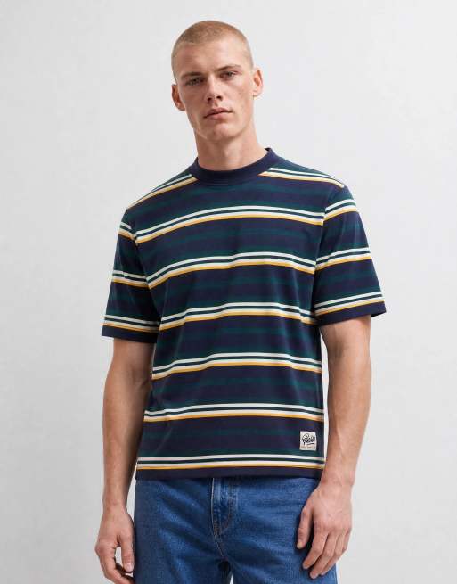 Parlez gestreiftes T-Shirt in Marineblau, 6 von 10