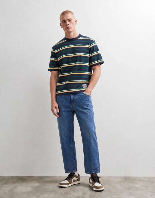 Parlez gestreiftes T-Shirt in Marineblau, 7 von 10