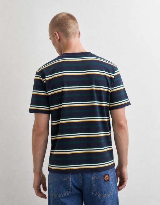 Parlez gestreiftes T-Shirt in Marineblau, 8 von 10