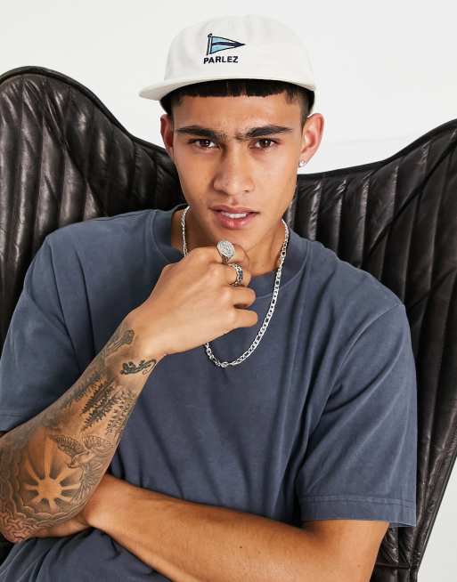 Parlez holman 6 panel cap in ecru