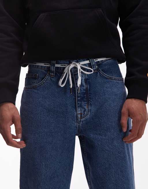 Parlez - Indy - Jeans met rechte pijpen in mid indigo wassing, 5 van 5