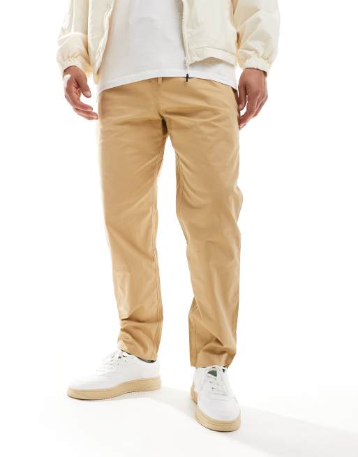 Parlez - Jansen - Chino comodi color cuoio