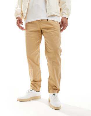 Parlez Parlez jansen relaxed chino trousers in tan-Brown