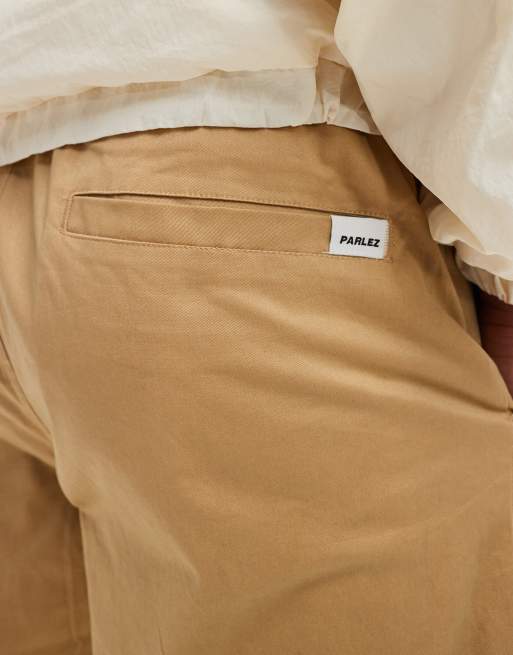 Parlez jansen relaxed chino trousers in tan | ASOS