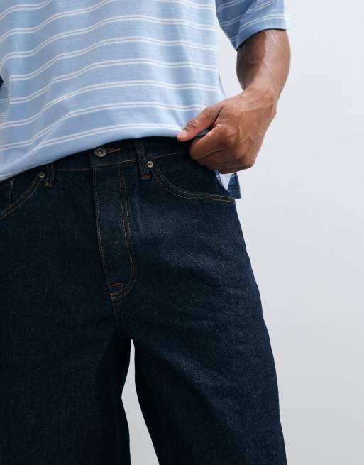 Parlez jean coupe loose bleu délavé moyen, 5 de 5