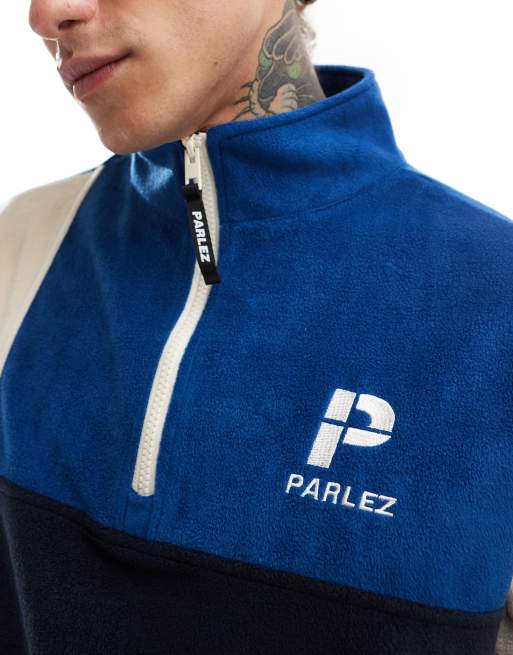 Parlez - Kenton - Polaire à col zippé - Bleu marine, 2 de 4