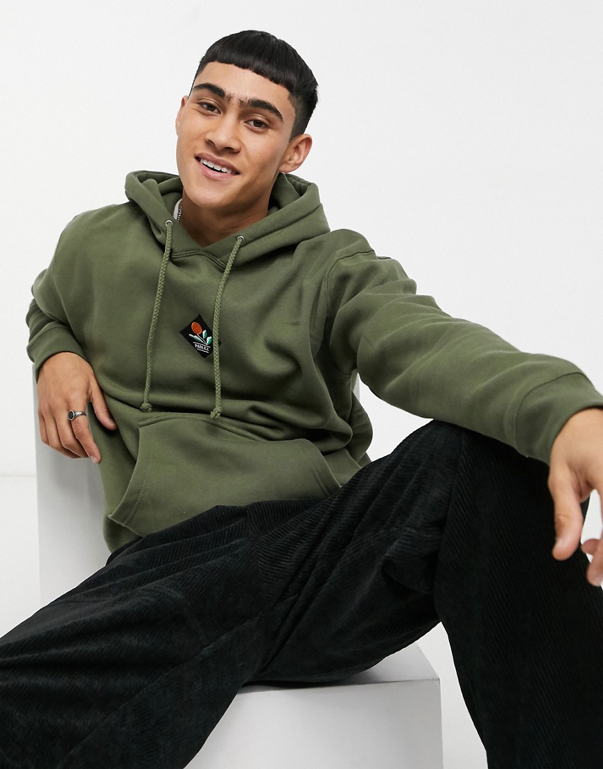 Parlez Kojo embroidered hoodie in green