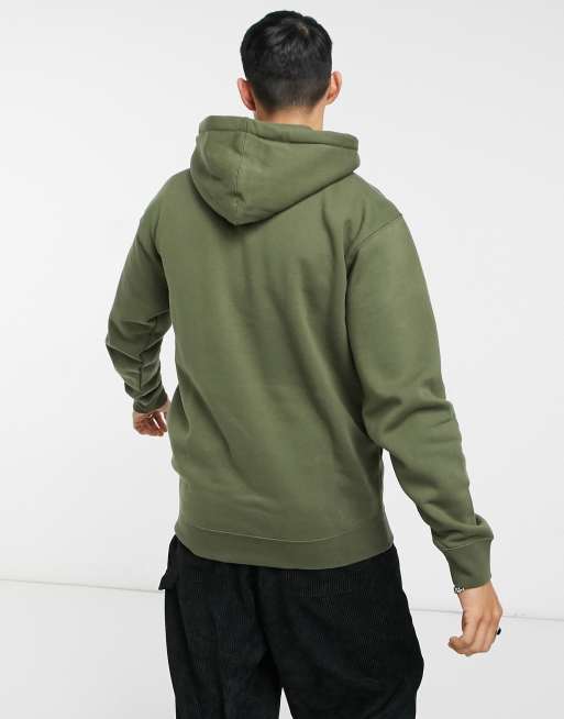 Parlez Kojo embroidered hoodie in green